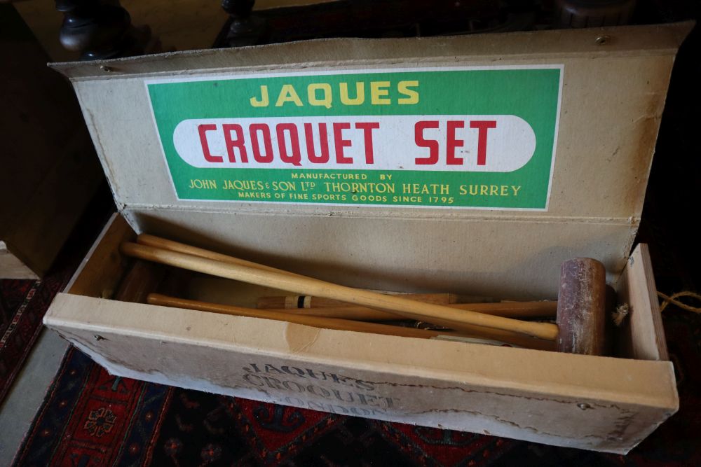 A Jaques croquet set